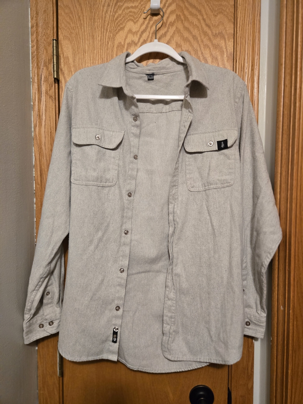 Northern Ties Men's Heather Gray Flannel | Size M | NWOT - Picture 3 of 4